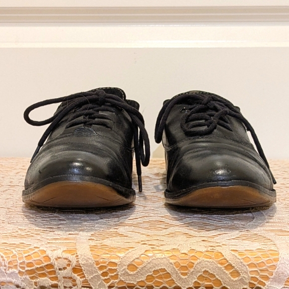 Vintage Hush Puppies 6.5 Women's Leather and Suede Oxfords - Picture 6 of 11